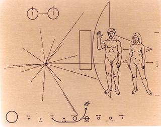Pioneer 10 plaque (Ernst Gombrich)