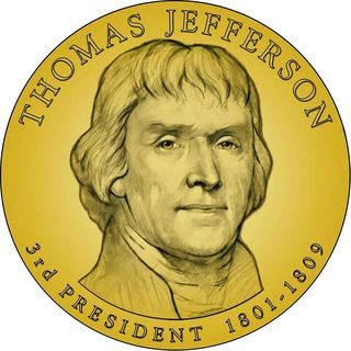 Jefferson dollar coin